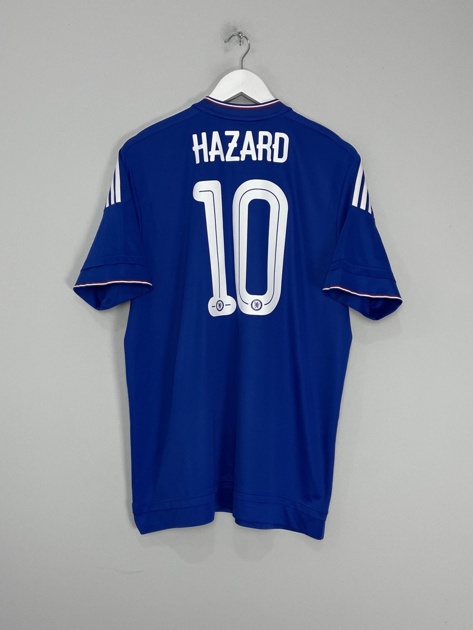 Shop 2015/16 CHELSEA HAZARD #10 HOME SHIRT (XL) ADIDAS, classic football shirts, vintage football shirts & retro soccer jerseys at Cult Kits