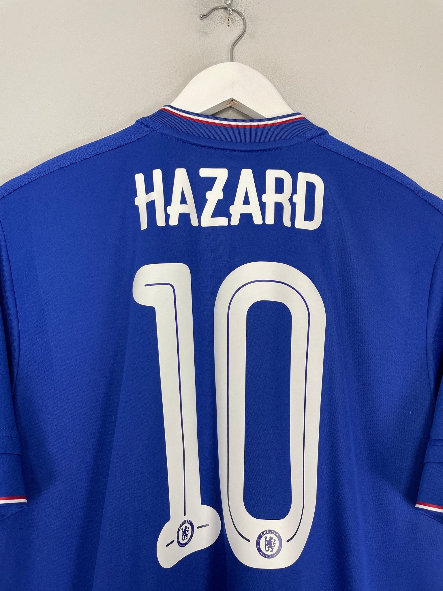 Shop 2015/16 CHELSEA HAZARD #10 HOME SHIRT (XL) ADIDAS, classic football shirts, vintage football shirts & retro soccer jerseys at Cult Kits
