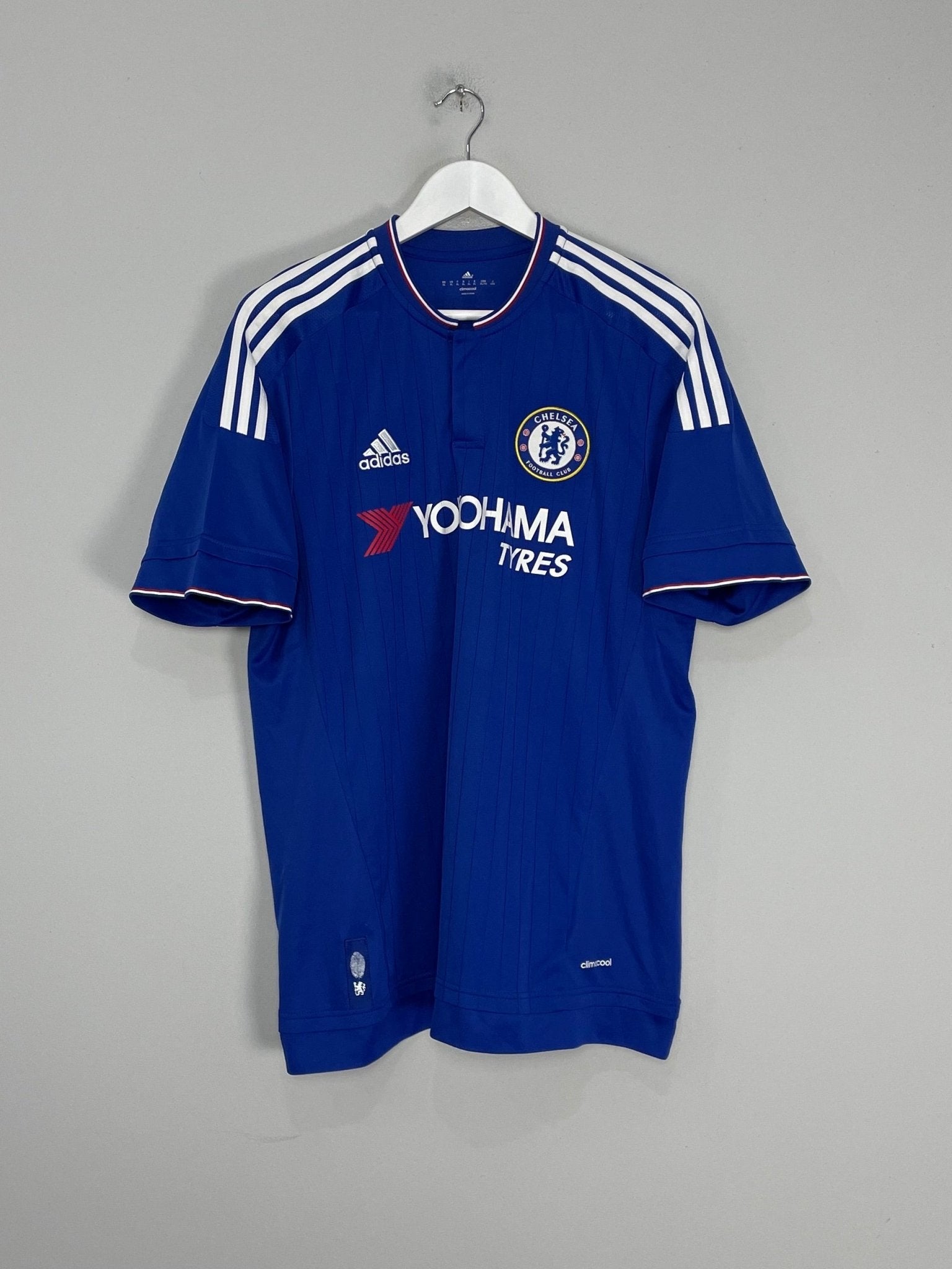 Shop 2015/16 CHELSEA HAZARD #10 HOME SHIRT (XL) ADIDAS, classic football shirts, vintage football shirts & retro soccer jerseys at Cult Kits
