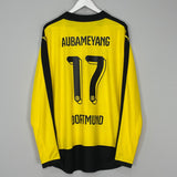 Shop 2015/16 DORTMUND AUBAMEYANG #17 L/S HOME SHIRT (XL) PUMA, classic football shirts, vintage football shirts & retro soccer jerseys at Cult Kits