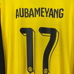 Shop 2015/16 DORTMUND AUBAMEYANG #17 L/S HOME SHIRT (XL) PUMA, classic football shirts, vintage football shirts & retro soccer jerseys at Cult Kits