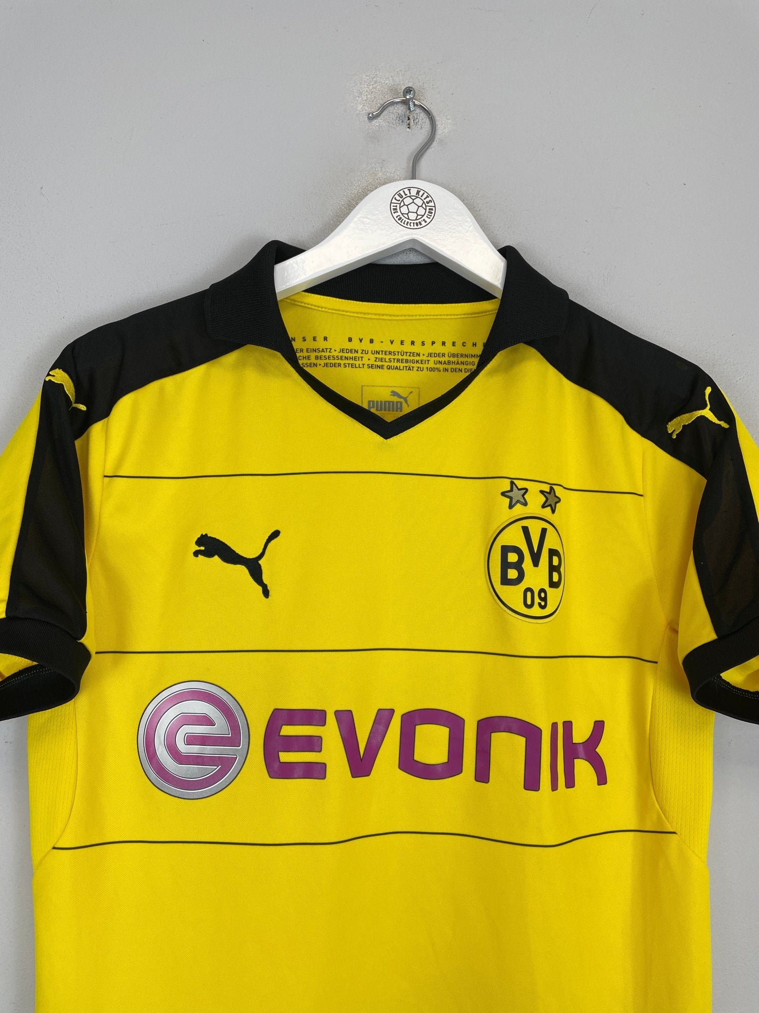 Shop 2015/16 DORTMUND HOME SHIRT (S) PUMA, classic football shirts, vintage football shirts & retro soccer jerseys at Cult Kits