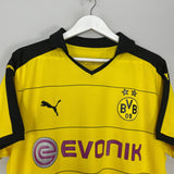 Shop 2015/16 DORTMUND PULISIC #22 HOME SHIRT (XL) PUMA, classic football shirts, vintage football shirts & retro soccer jerseys at Cult Kits