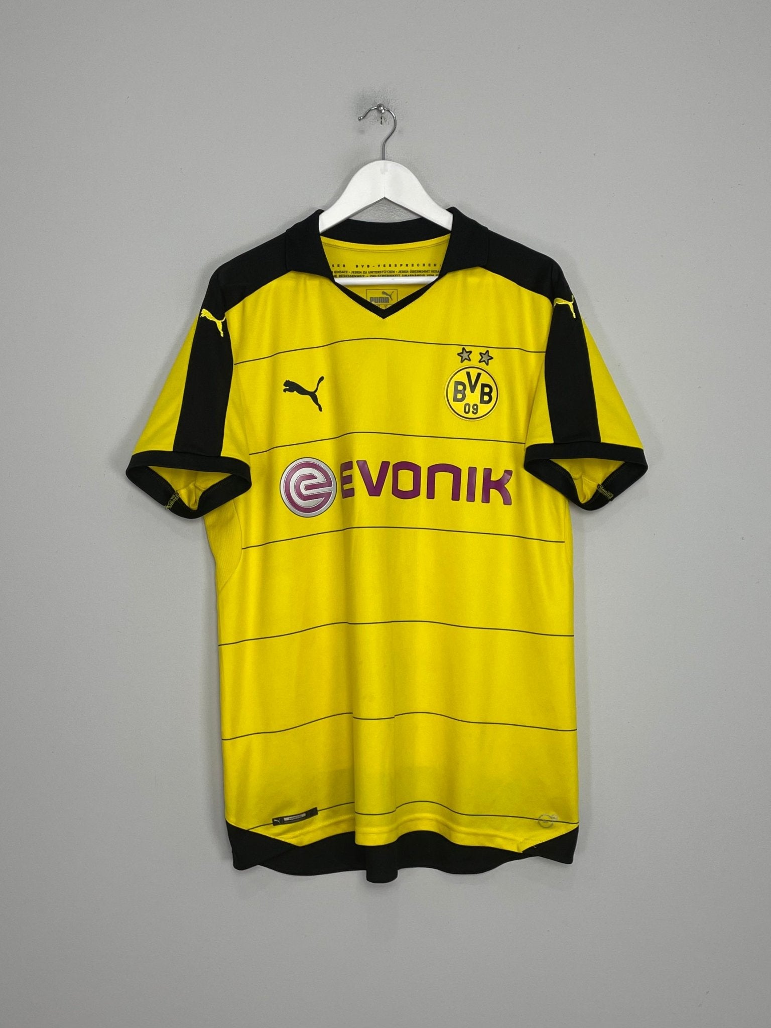 Shop 2015/16 DORTMUND REUS #11 HOME SHIRT (XL) PUMA, classic football shirts, vintage football shirts & retro soccer jerseys at Cult Kits