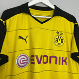 Shop 2015/16 DORTMUND REUS #11 HOME SHIRT (XL) PUMA, classic football shirts, vintage football shirts & retro soccer jerseys at Cult Kits