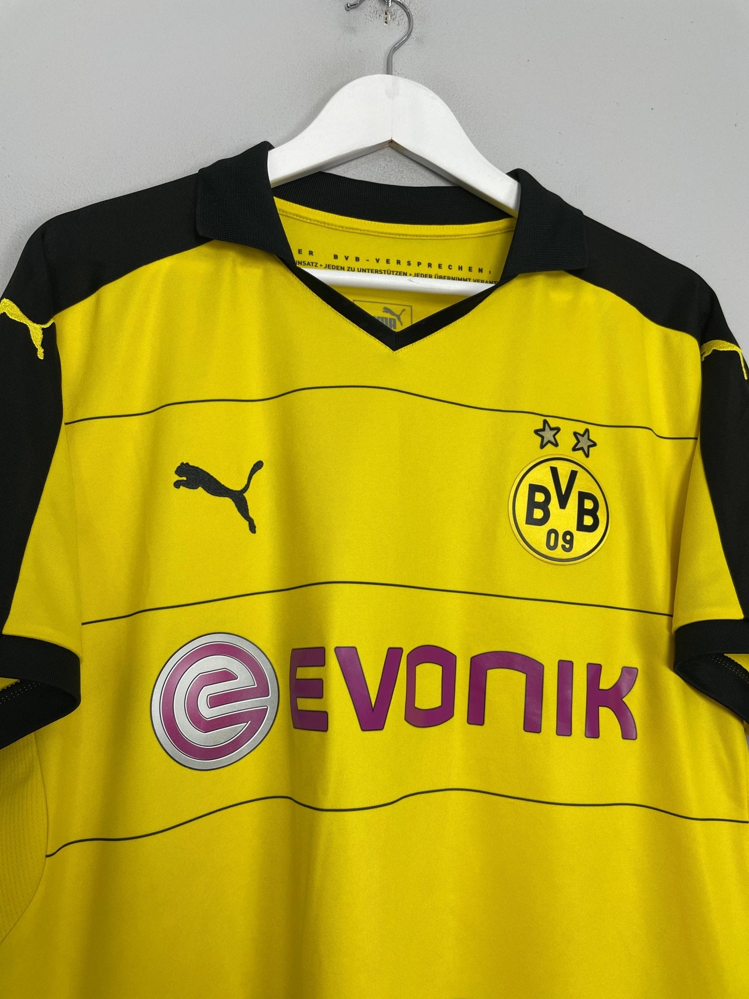 Shop 2015/16 DORTMUND REUS #11 HOME SHIRT (XL) PUMA, classic football shirts, vintage football shirts & retro soccer jerseys at Cult Kits