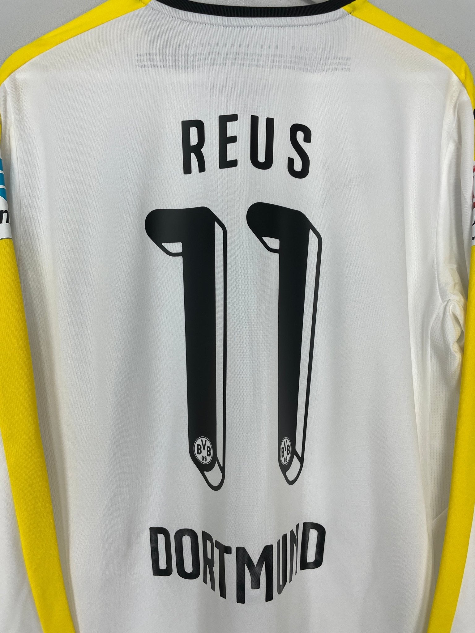 Shop 2015/16 DORTMUND REUS #11 L/S THIRD SHIRT (L) PUMA, classic football shirts, vintage football shirts & retro soccer jerseys at Cult Kits