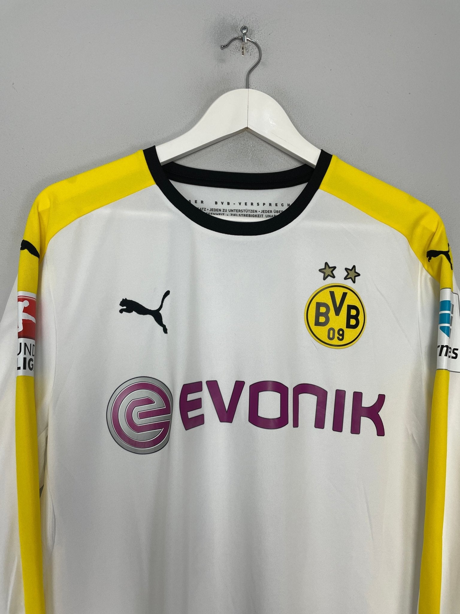 Shop 2015/16 DORTMUND REUS #11 L/S THIRD SHIRT (L) PUMA, classic football shirts, vintage football shirts & retro soccer jerseys at Cult Kits
