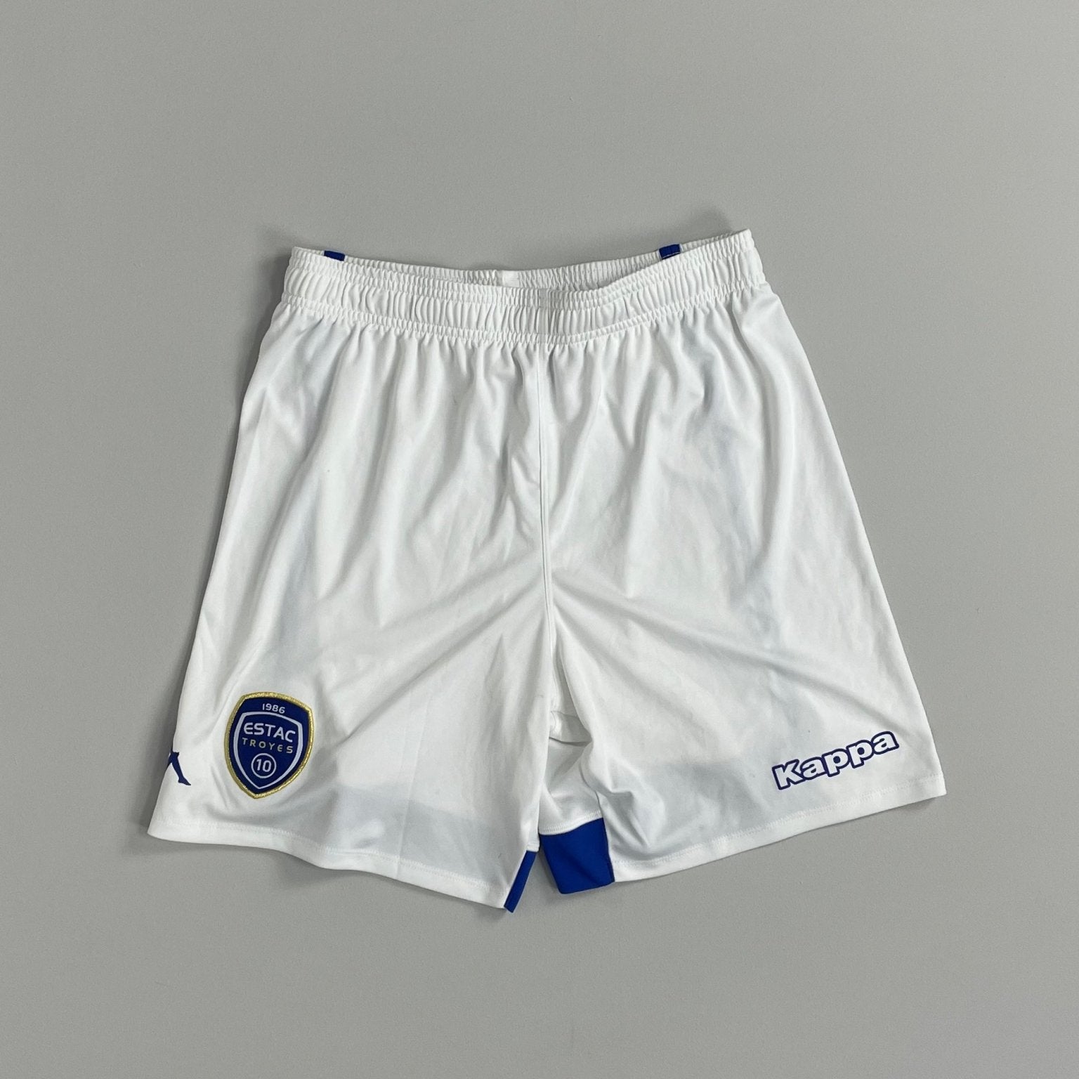Shop 2015/16 ESTAC TROYES HOME SHORTS (M) KAPPA, classic football shirts, vintage football shirts & retro soccer jerseys at Cult Kits