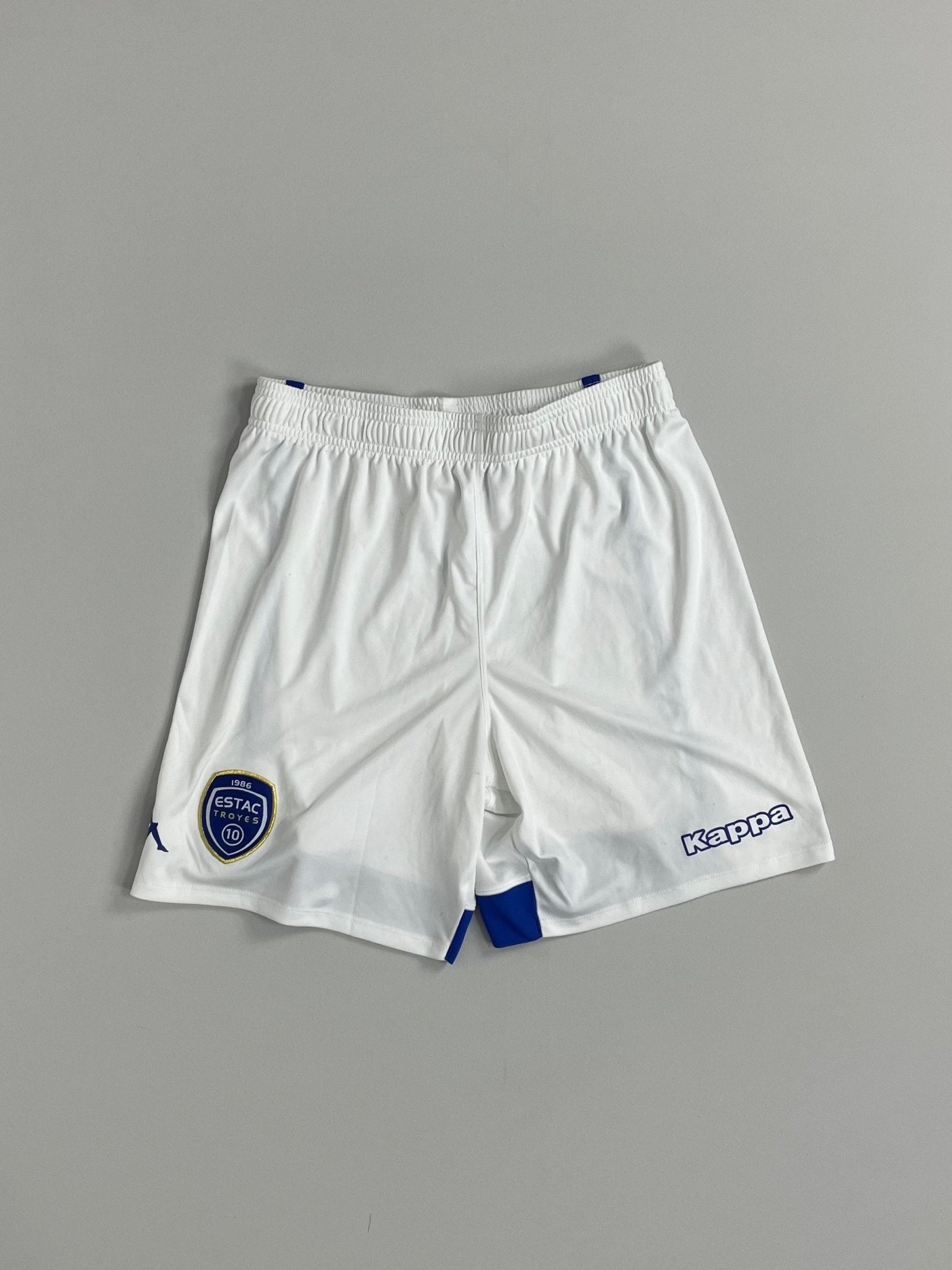 Shop 2015/16 ESTAC TROYES HOME SHORTS (M) KAPPA, classic football shirts, vintage football shirts & retro soccer jerseys at Cult Kits