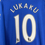 Shop 2015/16 EVERTON LUKAKU #10 L/S HOME SHIRT (XL) UMBRO, classic football shirts, vintage football shirts & retro soccer jerseys at Cult Kits
