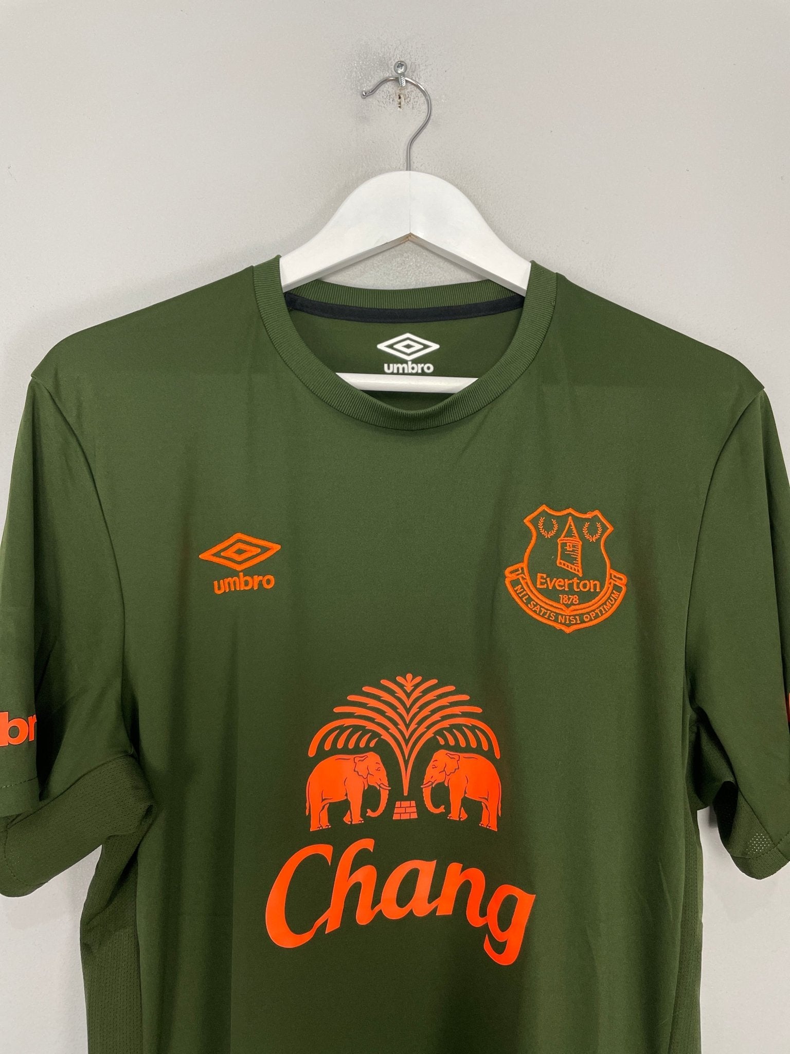 Shop 2015/16 EVERTON THIRD SHIRT (L) UMBRO, classic football shirts, vintage football shirts & retro soccer jerseys at Cult Kits