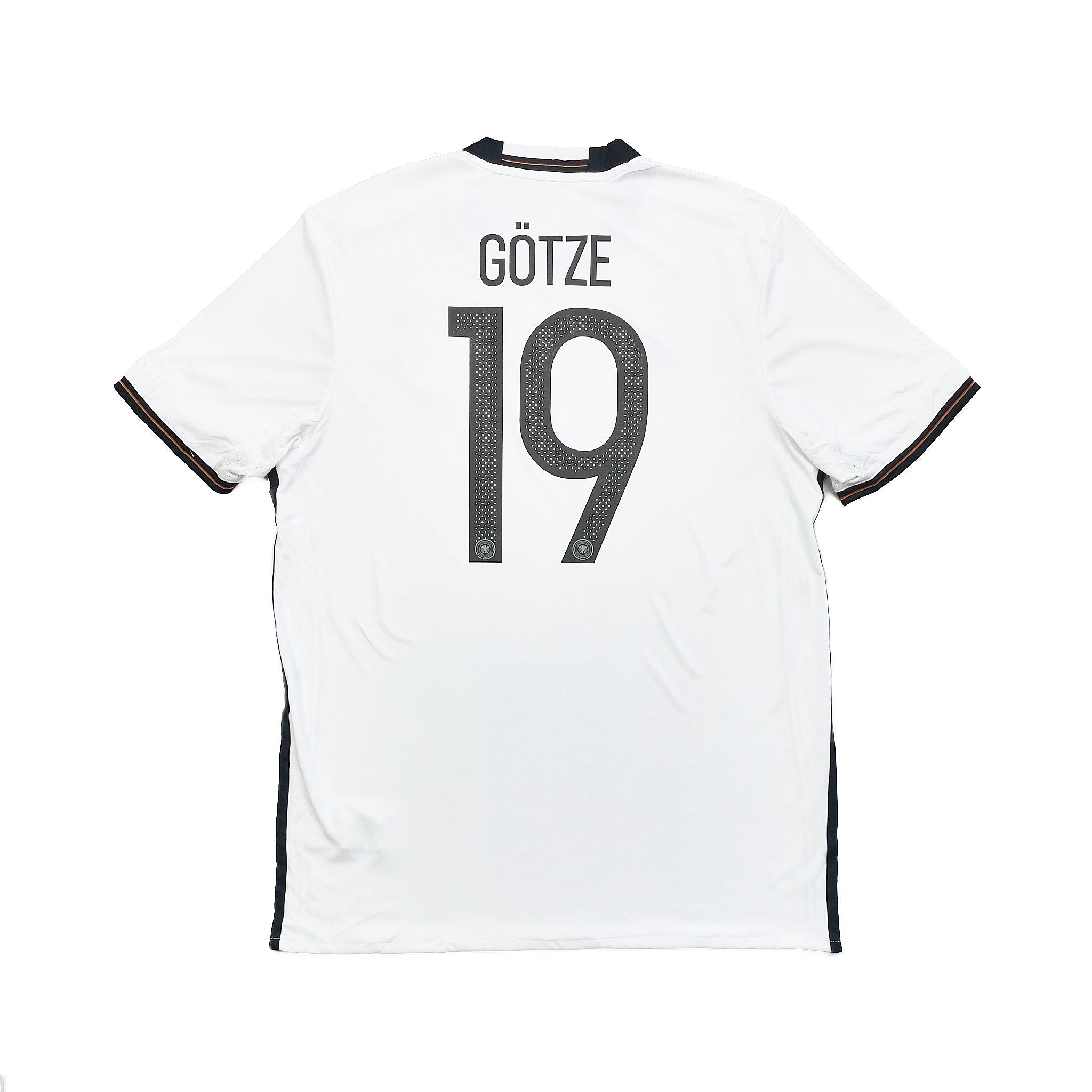 Buy 2015/16 Germany Gotze 19 *BNWT* Home Shirt (L) Adidas ~ Free worldwide shipping ~ Authentic Vintage Football Shirts from Cult Kits