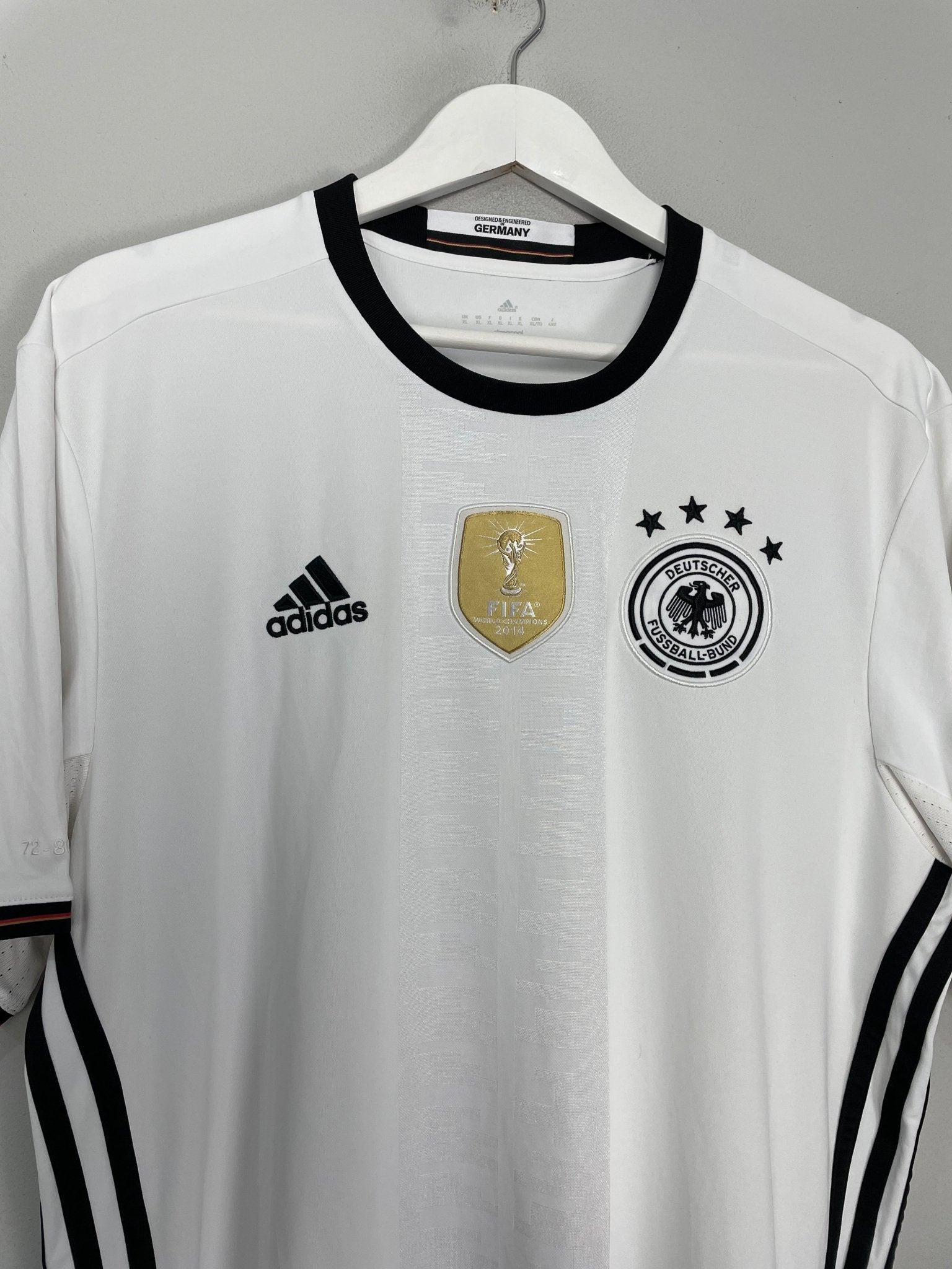 Shop 2015/16 GERMANY HOME SHIRT (XL) ADIDAS, classic football shirts, vintage football shirts & retro soccer jerseys at Cult Kits