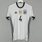 Shop 2015/16 GERMANY HOWEDES #4 HOME SHIRT (S) ADIDAS, classic football shirts, vintage football shirts & retro soccer jerseys at Cult Kits