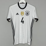 Shop 2015/16 GERMANY HOWEDES #4 HOME SHIRT (S) ADIDAS, classic football shirts, vintage football shirts & retro soccer jerseys at Cult Kits