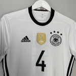Shop 2015/16 GERMANY HOWEDES #4 HOME SHIRT (S) ADIDAS, classic football shirts, vintage football shirts & retro soccer jerseys at Cult Kits