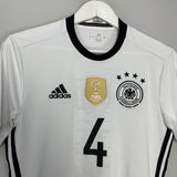 Shop 2015/16 GERMANY HOWEDES #4 HOME SHIRT (S) ADIDAS, classic football shirts, vintage football shirts & retro soccer jerseys at Cult Kits