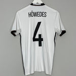 Shop 2015/16 GERMANY HOWEDES #4 HOME SHIRT (S) ADIDAS, classic football shirts, vintage football shirts & retro soccer jerseys at Cult Kits