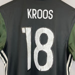 Shop 2015/16 GERMANY KROOS #18 AWAY SHIRT (M) ADIDAS, classic football shirts, vintage football shirts & retro soccer jerseys at Cult Kits