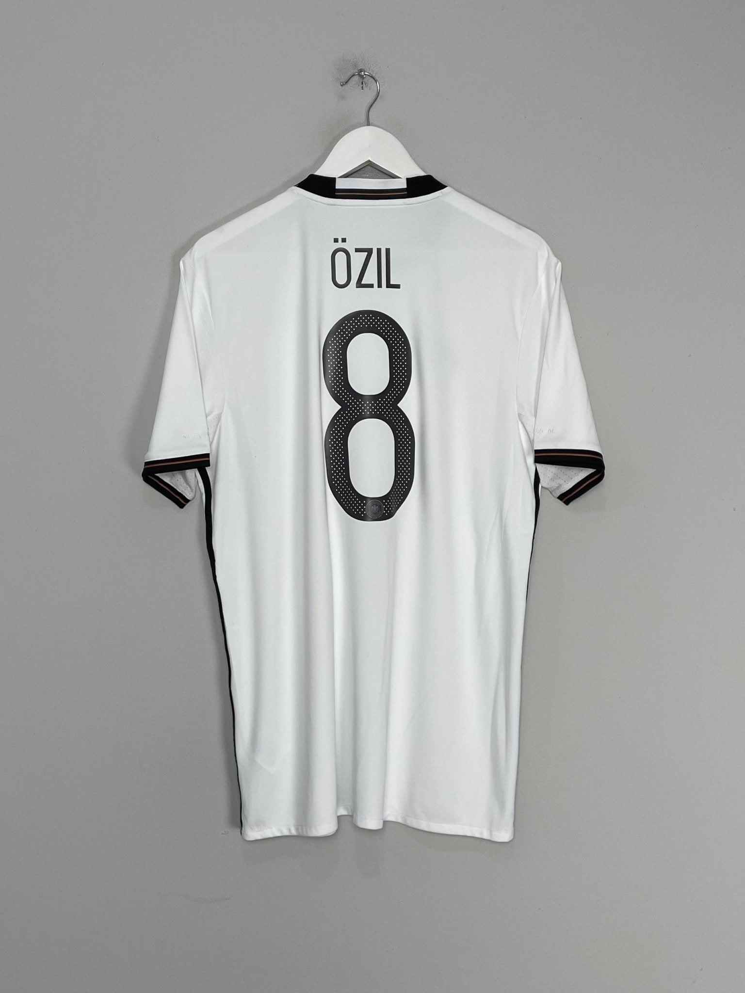 Shop 2015/16 GERMANY OZIL #8 HOME SHIRT (L) ADIDAS, classic football shirts, vintage football shirts & retro soccer jerseys at Cult Kits