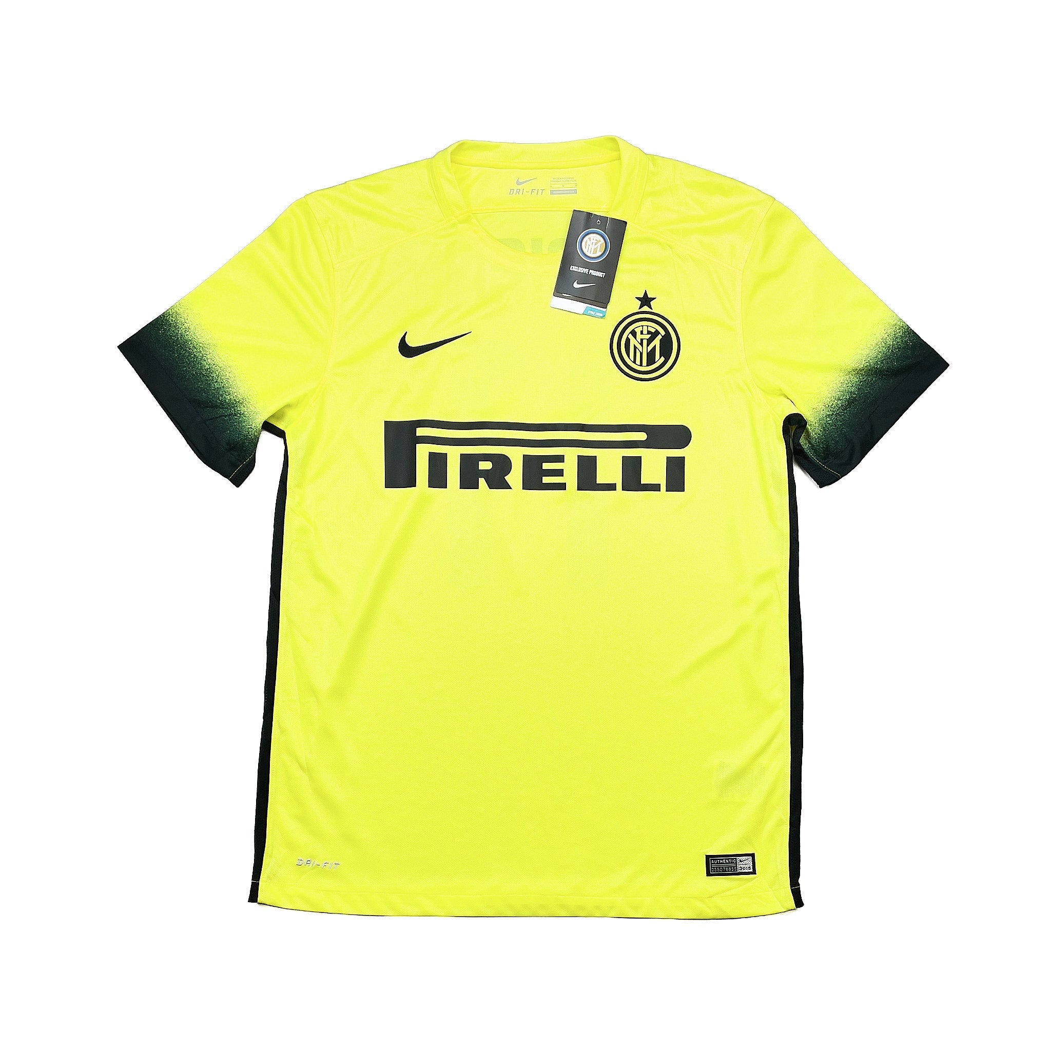 Buy 2015/16 Inter Milan Biabiany 11 *BNWT* Third Shirt (M) Nike ~ Free worldwide shipping ~ Authentic Vintage Football Shirts from Cult Kits