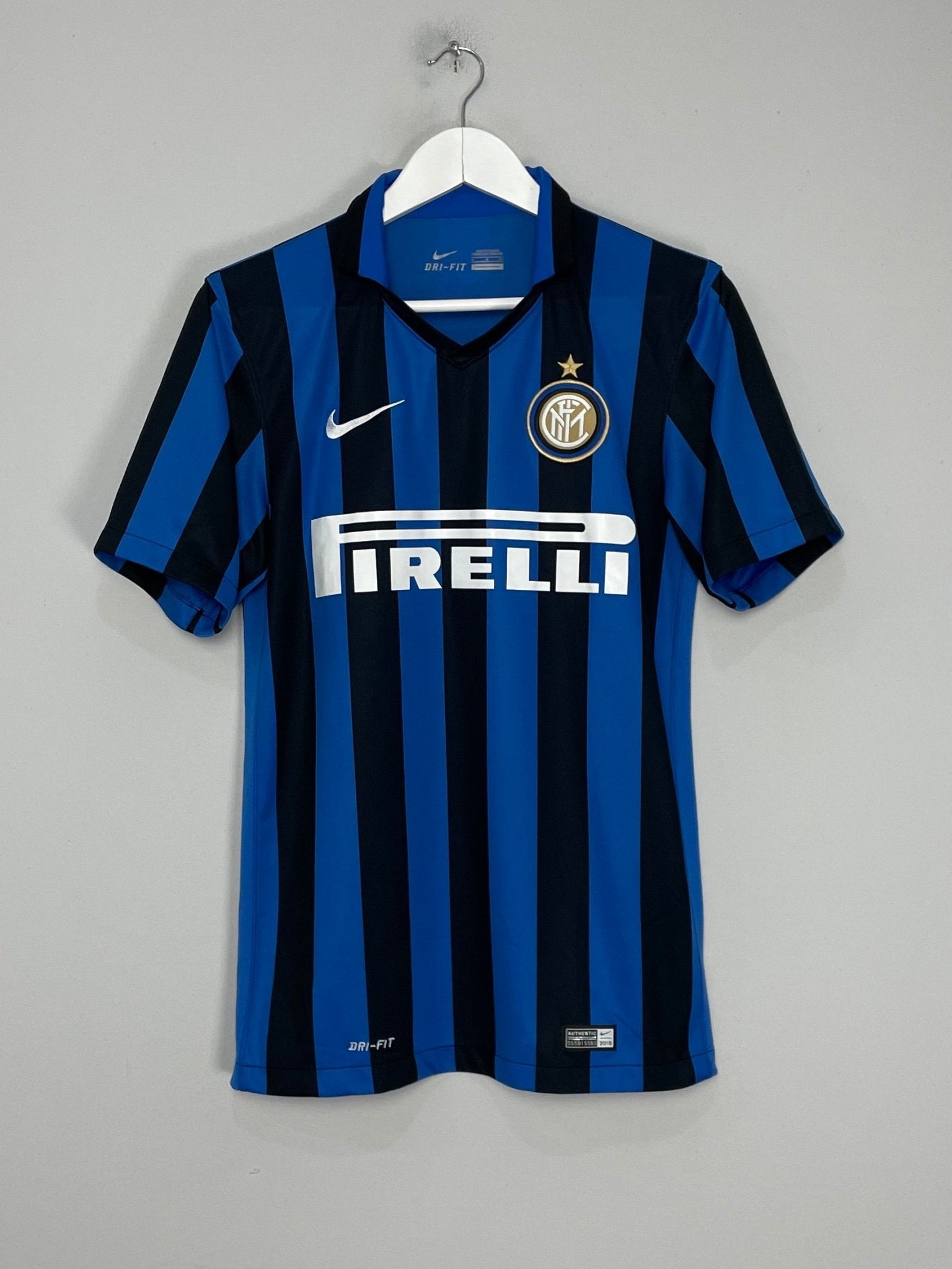 Shop 2015/16 INTER MILAN HOME SHIRT (S) NIKE, classic football shirts, vintage football shirts & retro soccer jerseys at Cult Kits
