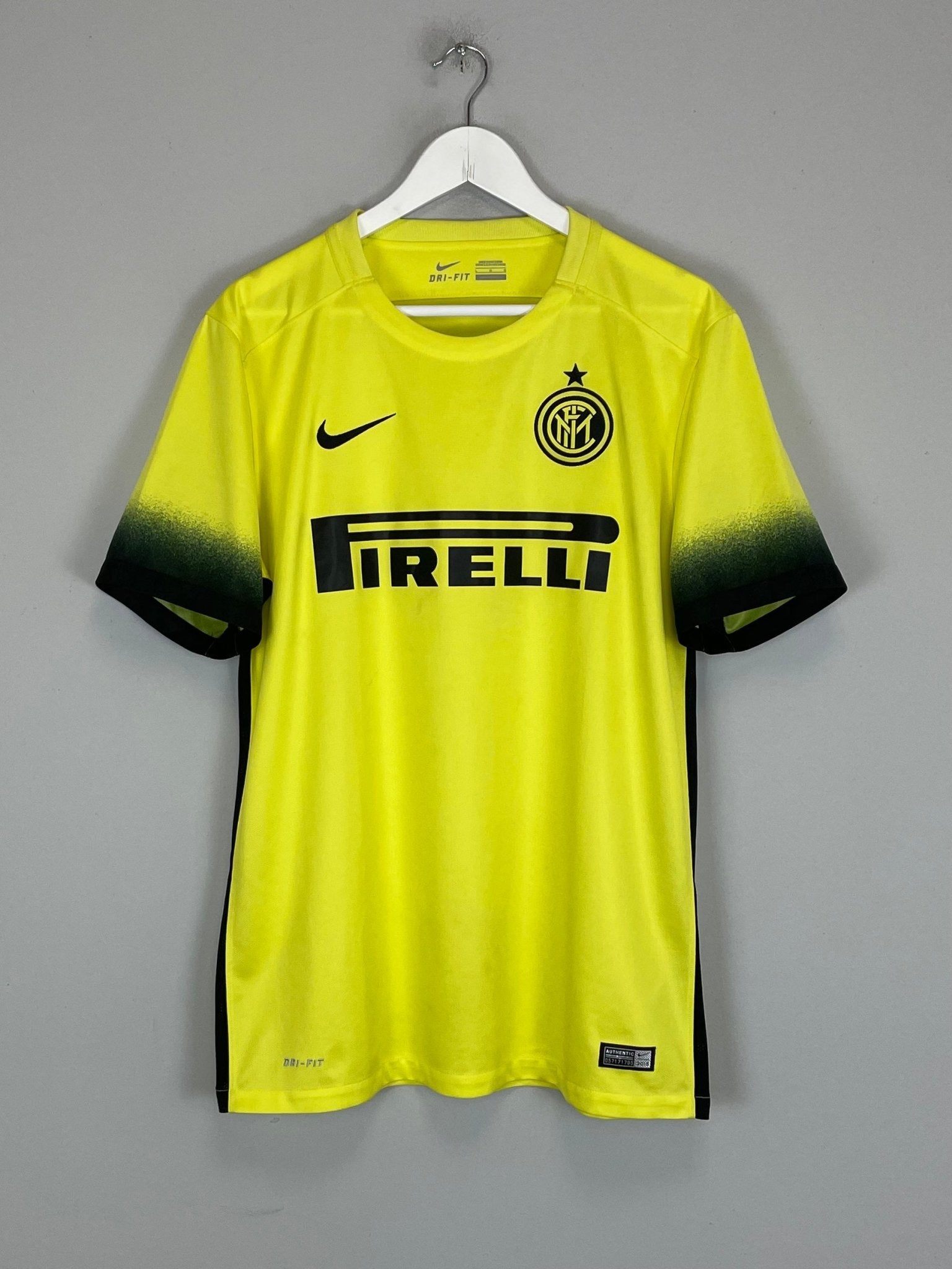 Shop 2015/16 INTER MILAN THIRD SHIRT (L) NIKE, classic football shirts, vintage football shirts & retro soccer jerseys at Cult Kits