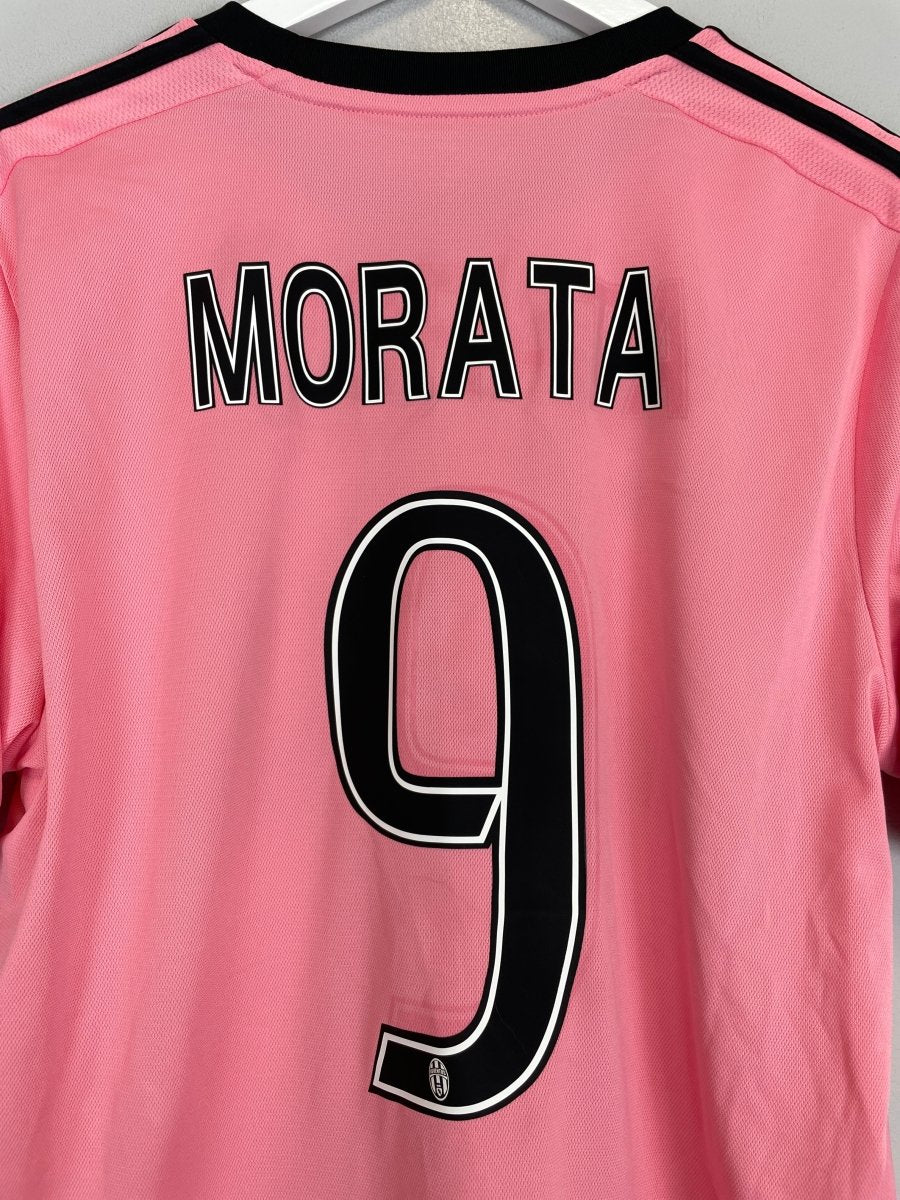 2015/16 JUVENTUS MORATA 9 AWAY SHIRT (L) ADIDAS - Cult Kits - Large - Buy Vintage Football Shirts, Authentic Retro Football Shirts For Sale, Classic Football Shirts & Soccer Jersey