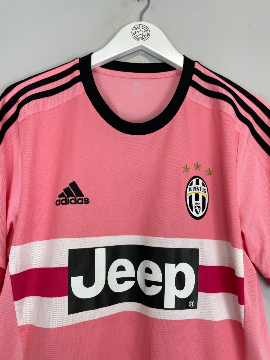2015/16 JUVENTUS MORATA 9 AWAY SHIRT (L) ADIDAS - Cult Kits - Large - Buy Vintage Football Shirts, Authentic Retro Football Shirts For Sale, Classic Football Shirts & Soccer Jersey