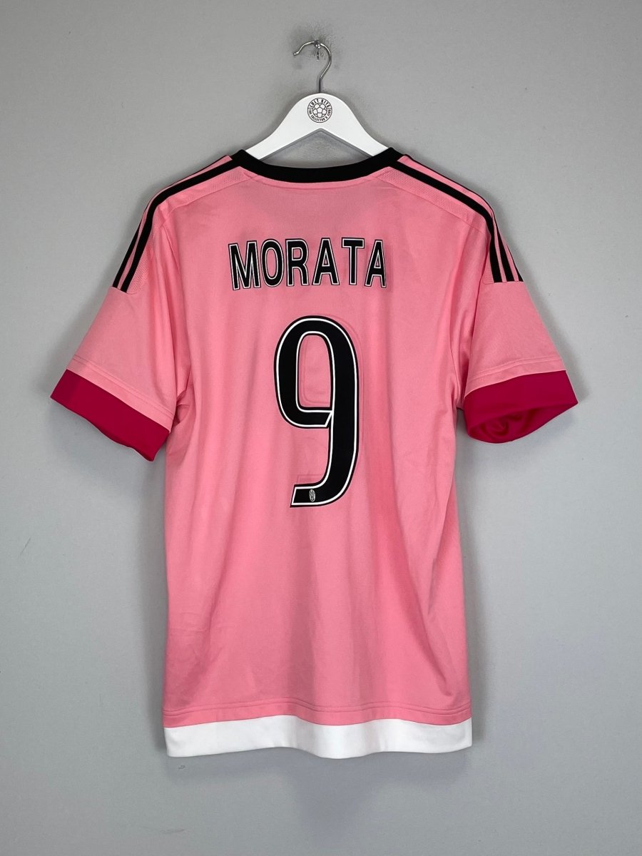 2015/16 JUVENTUS MORATA 9 AWAY SHIRT (L) ADIDAS - Cult Kits - Large - Buy Vintage Football Shirts, Authentic Retro Football Shirts For Sale, Classic Football Shirts & Soccer Jersey