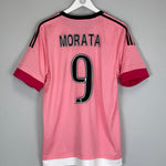 2015/16 JUVENTUS MORATA 9 AWAY SHIRT (L) ADIDAS - Cult Kits - Large - Buy Vintage Football Shirts, Authentic Retro Football Shirts For Sale, Classic Football Shirts & Soccer Jersey