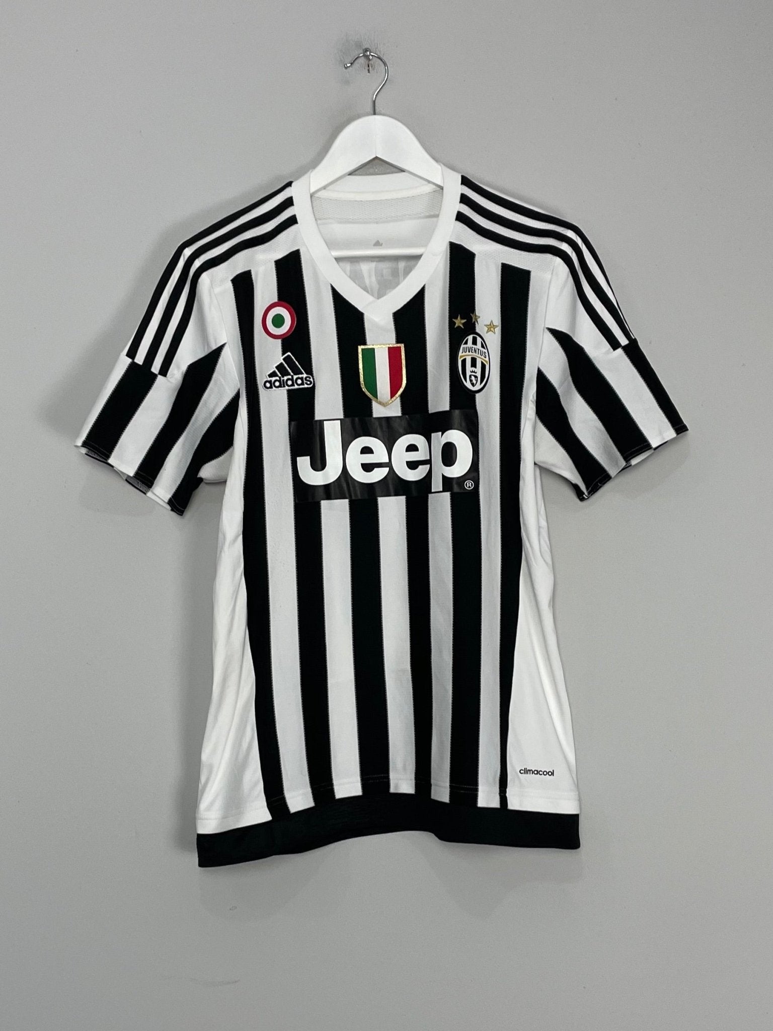 Shop 2015/16 JUVENTUS MORATA #9 HOME SHIRT (M) ADIDAS, classic football shirts, vintage football shirts & retro soccer jerseys at Cult Kits