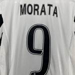 Shop 2015/16 JUVENTUS MORATA #9 HOME SHIRT (M) ADIDAS, classic football shirts, vintage football shirts & retro soccer jerseys at Cult Kits