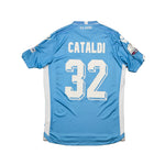 Buy 2015/16 Lazio Cataldi 32 *Supercoppa Final Match Issue* Home Shirt (M) Macron ~ Free worldwide shipping ~ Authentic Vintage Football Shirts from Cult Kits