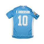 Buy 2015/16 Lazio F.Anderson 10 *Match Issue* Home Shirt (M) Macron ~ Free worldwide shipping ~ Authentic Vintage Football Shirts from Cult Kits