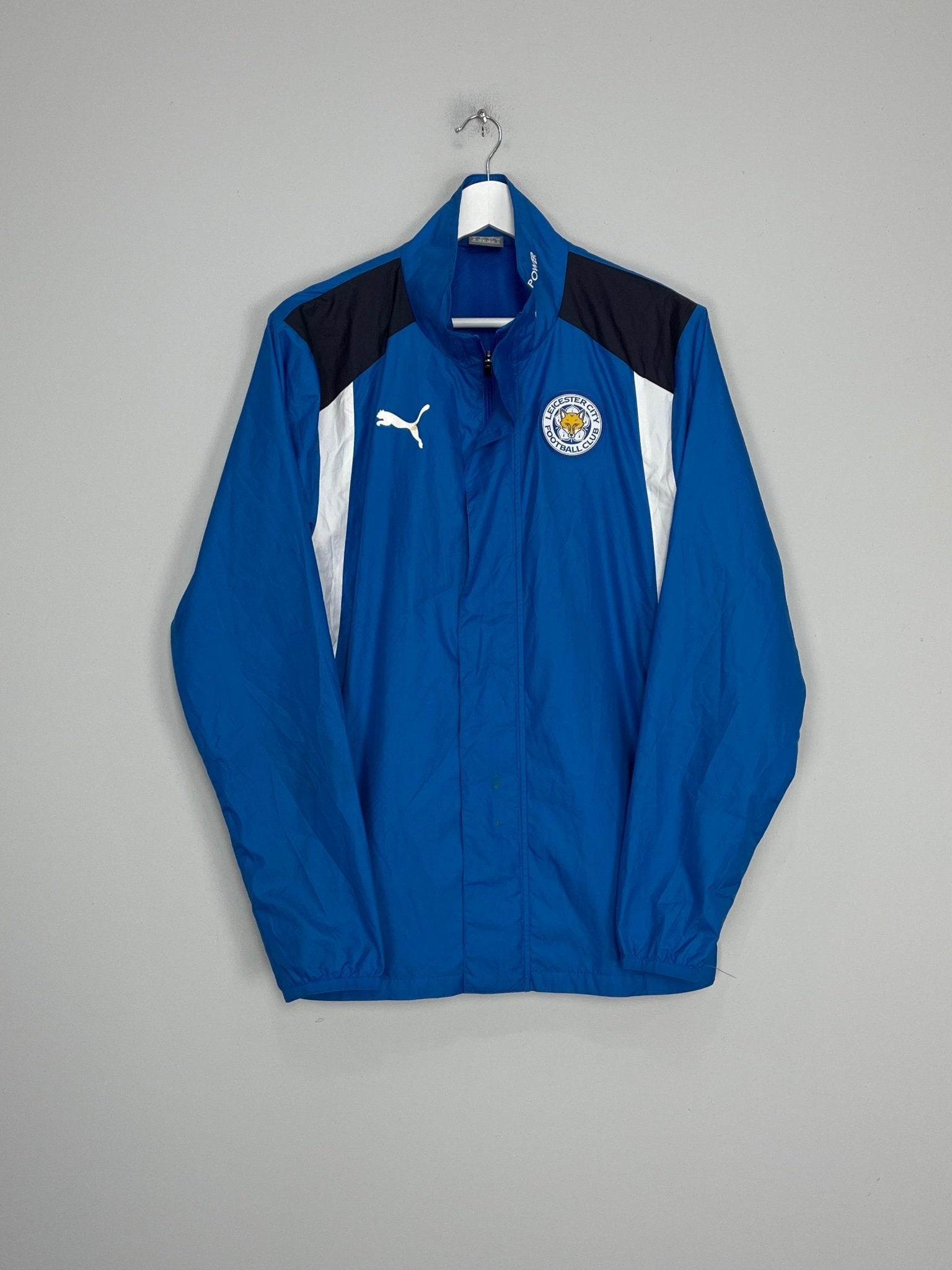 Shop 2015/16 LEICESTER CITY TRACK JACKET (M) PUMA, classic football shirts, vintage football shirts & retro soccer jerseys at Cult Kits