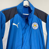 Shop 2015/16 LEICESTER CITY TRACK JACKET (M) PUMA, classic football shirts, vintage football shirts & retro soccer jerseys at Cult Kits