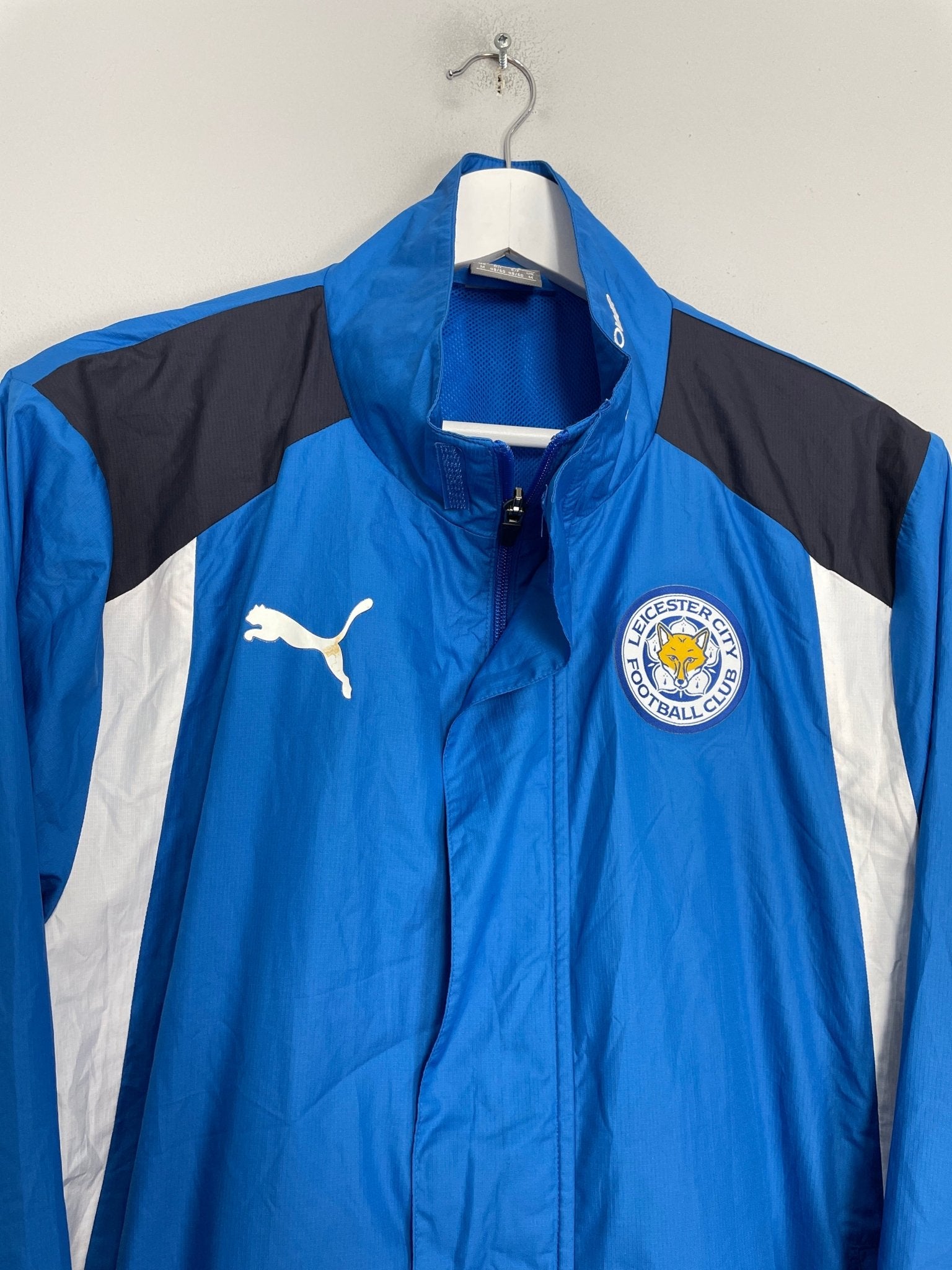 Shop 2015/16 LEICESTER CITY TRACK JACKET (M) PUMA, classic football shirts, vintage football shirts & retro soccer jerseys at Cult Kits