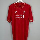 Shop 2015/16 LIVERPOL GERRARD #8 HOME SHIRT (XXL) NEW BALANCE, classic football shirts, vintage football shirts & retro soccer jerseys at Cult Kits