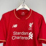 Shop 2015/16 LIVERPOOL ALLEN #24 HOME SHIRT (M) NEW BALANCE, classic football shirts, vintage football shirts & retro soccer jerseys at Cult Kits
