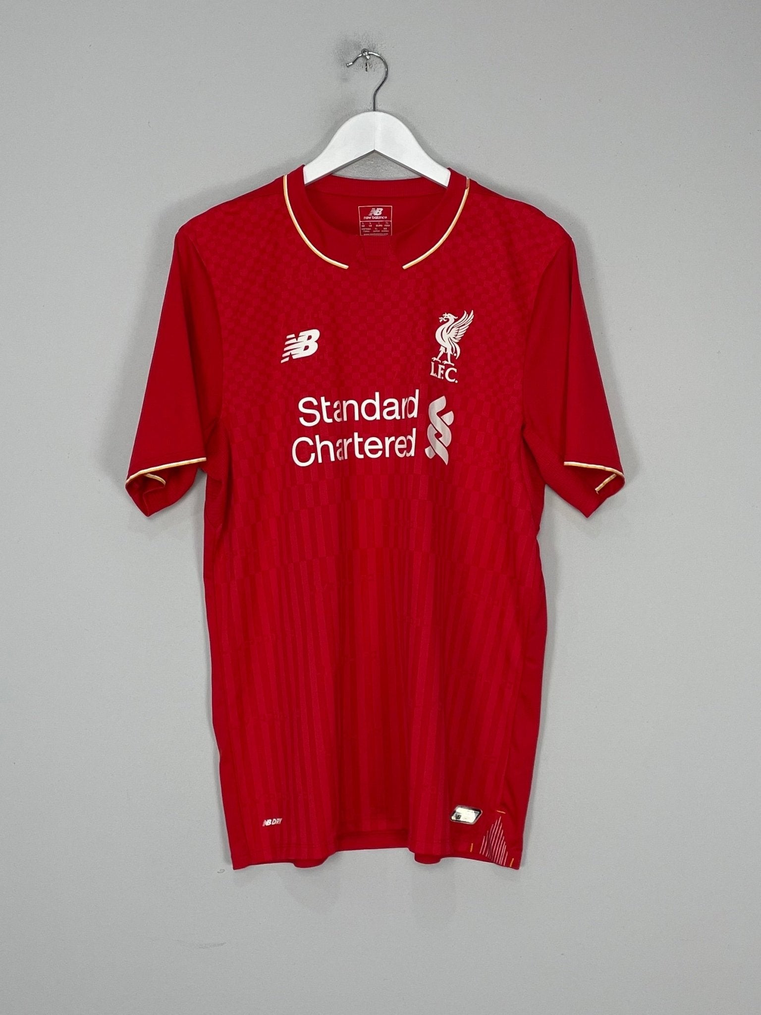 Shop 2015/16 LIVERPOOL COUTINHO #10 HOME SHIRT (L) NEW BALANCE, classic football shirts, vintage football shirts & retro soccer jerseys at Cult Kits