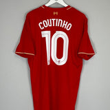 2015/16 LIVERPOOL COUTINHO 10 HOME SHIRT (XL) NEW BALANCE - Cult Kits - XL - Buy Vintage Football Shirts, Authentic Retro Football Shirts For Sale, Classic Football Shirts & Soccer Jersey