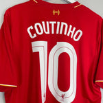2015/16 LIVERPOOL COUTINHO 10 HOME SHIRT (XL) NEW BALANCE - Cult Kits - XL - Buy Vintage Football Shirts, Authentic Retro Football Shirts For Sale, Classic Football Shirts & Soccer Jersey