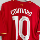 2015/16 LIVERPOOL COUTINHO 10 HOME SHIRT (XL) NEW BALANCE - Cult Kits - XL - Buy Vintage Football Shirts, Authentic Retro Football Shirts For Sale, Classic Football Shirts & Soccer Jersey