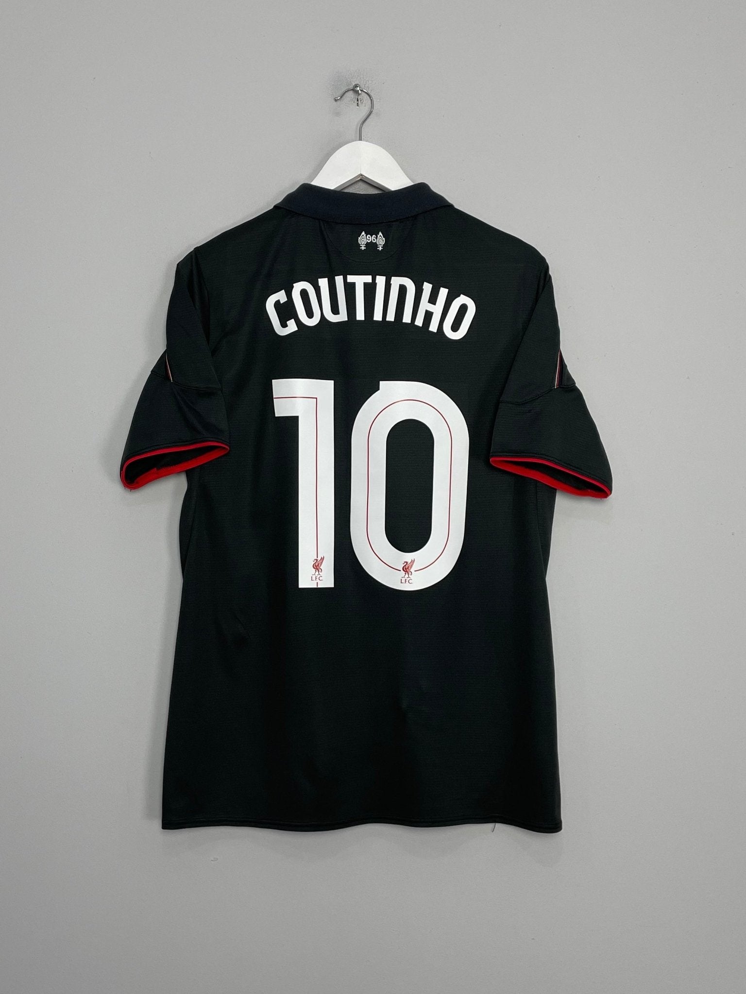 Shop 2015/16 LIVERPOOL COUTINHO #10 THIRD SHIRT (L) NEW BALANCE, classic football shirts, vintage football shirts & retro soccer jerseys at Cult Kits