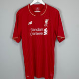 Shop 2015/16 LIVERPOOL GERRARD #8 HOME SHIRT (XL) NEW BALANCE, classic football shirts, vintage football shirts & retro soccer jerseys at Cult Kits