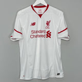 Shop 2015/16 LIVERPOOL LALLANA #20 AWAY SHIRT (M) NEW BALANCE, classic football shirts, vintage football shirts & retro soccer jerseys at Cult Kits