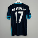 Shop 2015/16 MANCHESTER CITY DE BRUYNE #17 AWAY SHIRT (S) NIKE, classic football shirts, vintage football shirts & retro soccer jerseys at Cult Kits