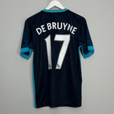 Shop 2015/16 MANCHESTER CITY DE BRUYNE #17 AWAY SHIRT (S) NIKE, classic football shirts, vintage football shirts & retro soccer jerseys at Cult Kits